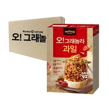 마켓오 오그래놀라 과일 시리얼, 275g, 18개