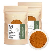 (2팩) 인도 강황 분말 가루 커큐민 파우더 500g