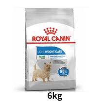 로얄캐닌 미니 라이트 웨이트케어 3kg 비만견사료, 6kg, 1개