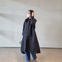 3온스 소공녀 A라인 바바리 경량 패딩