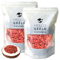헬로우그린 중국 영하 구기자 600g(팩) 고지베리, 2팩