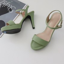 [국내제작] 해쉬 가보시 샌들 힐 11cm