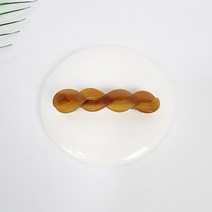 프랑스핀 젤리 마블 트위스트 앞머리 옆머리 미니 자동핀