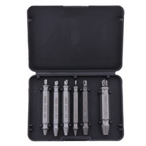 3-6pcs 손상된 나사 추출기 드릴 비트 세트 쉽게 깨진 나사 볼트 제거제 제거 나사 추출기 철거 도구, 사진으로