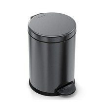 [포커시스][Simplehuman] 심플휴먼 디럭스원형휴지통 4.5L_블랙 SPH-CW2070