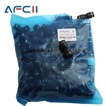 공압 공기 피팅 PU4 PU6 PU8 PU10 PU12 PU14 PU16 블루 PU 스트레이트 커넥터보다 우수한 50pcs 100 피스, [01] 50pcs, [07] PU16 OD16mm
