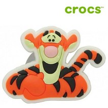 크록스 지비츠 D46- 10006840 티거 Tigger Face Charm SS17 젤리버튼, ONE