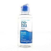 바슈롬 리뉴 후레쉬 렌즈 세정액 120ml