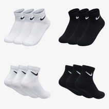 나이키 에브리데이 라이트웨이트 삭스 (3켤레) (SX7677-010/100), XL(30cm~33cm)