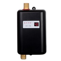 전기순간온수기 3800W/3000W 탱크 없는 순간 미니 전기 온수기 주방 보물 110/220V, 04 black_04 AU