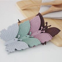 실리콘 나비 냄비 손잡이 집게 2개 주방 오븐손잡이 냉장고 자석 마그넷 그리들손잡이, 민트 2개