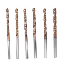 저렴한 티타늄 코팅 YG10X 텅스텐 카바이드 트위스트 드릴 비트 1 개 나선형 금속 커팅 슬로팅을 위한 목, [25] 3.4mm