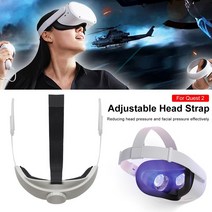 Oculus Quest 2 용 가변 헤드 스트랩 Virtual VR Elite Strap Comfort 지원 Forcesupport Reality Access I, 한개옵션0