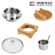 전기 자동 돌솥밥 기계 구성품 대나무뚜껑 왁구 스텐삼중솥, 1.킹압력스텐삼중솥(1인용)