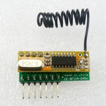RF11A04 35V 433MHz 4Ch 디코드 모듈 EV1527 PT2262 원격 제어 릴레이 도어 센서 용 무선 RF 수신기 지연 보드