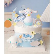 시나모롤 케이크 토퍼 케이크장식 생일축하