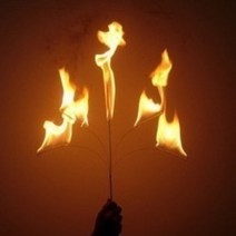 파이어메탈케인 5갈래(블랙)
