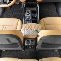 인피니티 Q30 아이칸 자동차 코일매트 1+2열 확장형, 그레이, 엣지형