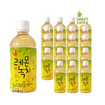 웰그린 스위트카페 녹차음료 340ml x 20PET 1박스 묶음 골라담기 자두 레몬 복숭아 블루베리 애플망고 또와몰53, 20개입x레몬녹차 340ml