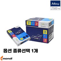 레이저 프린터용 A4 A3 복사 에이포 용지 100g 135g 160g 90g 미색 유광 백색 종류선택 1개, A4 백색 90g 2500매
