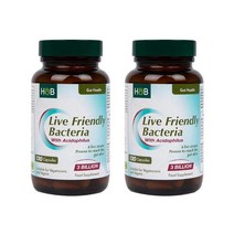 홀랜드앤바렛 포텐트 액시도필러스 장 유산균 120캡슐 2팩 Holland & Barrett Potent Acidophilus