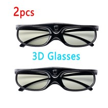 VR VR기기2pcs 액티브 셔터 96-144HZ Xgimi Z3/Z4/Z6/H1 너트 G1/P2 용 충전식 3D 범용 안경 BenQ Acer 및, [01] 1pcs