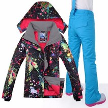 승마레슨 승마바지 Gsou snow-고품질 여성 자켓 스키복 캠프 승마 스포츠 방수 방풍 스노우보드 + 바지, 05 A5_03 M