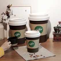 커피 디자인 휴지통_특대 카페 홈카페 이쁜휴지통 쓰레기통 쓰래기통 사무실휴지통 디자인휴지통 일러스트휴지통, 라떼휴지통_특대