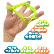 파워핑거그립 실리콘 핸드 그리퍼 운동 근력 트레이너, 그린GD07792