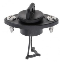 3x마린 카약 드레인 플러그 딩기 요트 구멍 마개 스퍼퍼 플러그 액세서리, 블랙, 아크릴로 니트릴 부타디엔 스티렌 플라스틱