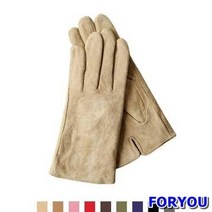 ForU723 돈피쎄무 여자 장갑 남녀공용 정장 소가죽 방한 모직 패션 남자 여성 가죽