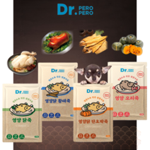 [채다시] 닥터페로 애견 국내산 보양식 강아지 영양죽 120g 4종(닭 닭+황태 닭+단호박 오리), 1개, 영양닭단호박죽120g