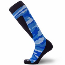 PureCompression 미드웨이트 카모 스노우보드 양말 - 메리노 울 겨울.. 정품보장, Medium, 3 Pairs - Snow-army Green-blu