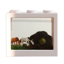 세남자바스켓 제주 국산 마리모 말 DIY 세트, 흰색 블럭