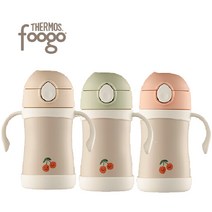 푸고 프리미엄 뉴트럴 유아용 빨대컵 280ml TKFE-280, 뉴트럴그린(GR)