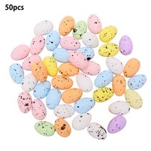 라탄소품 라탄등 라탄스툴 20/50pcs 2 크기 거품 부활절 달걀 홈 파티 장식에 대 한 멀티 컬러 계란 어린이, 18 Multi  50pcs_01 2x3cm