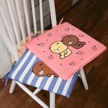 사각 방석 캐릭터 의자 직장인 학생 스펀지 쿠션 스펀지방석 U자베개 침실배게 학생방석