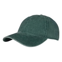 CYGTE L XL XXL 100% 면 워싱 데님 야구 모자 큰 머리용 원 사이즈 네이비170831, Army Green