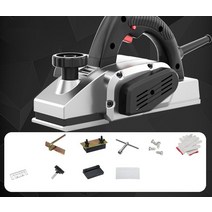 전동대패 휴대용 전기 대패 목수의 평면 목공 전동 공구 목재 절단 도구 220V, [01] Grey, 01 Grey