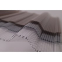 폴리카보네이트 복층골판 V250 캐노피 주택 차고지 지붕 농막 어닝 차양막 렉산 캐노피썬룸 컨테이너 창문 빛물막이 조립식주택 파고라, 스모그, 폭1000X길이3000, V250(기능성)