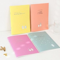 [에이치플러스몰] 주간 계획 일정 관리 위클리 플래너 다이어리, 선택:04.피치