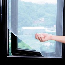 셀프 창문 방충망 만들기 찍찍이 테이프 3개 문모기장