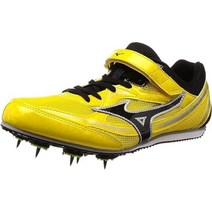 미즈노 육상 스파이크 시티우스윙 2 와이드 옐로우블랙 24 cm 프로 신발 데일리 스포츠 경량 운동화