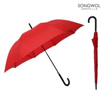 송월 컬러무지60 곡자 자동 장우산