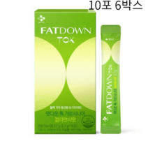 CJ 팻다운 톡 가르시니아 다이어트 깔라만시맛 10포 6박스