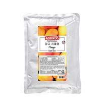 앤드로스 망고 리플잼 1kg - 유통기한 6개월이상, 망고 1kg - 유통기한 6개월이상