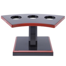디저트 우드 쇼케이스 콘 홀더 스탠드 스 스시 크림 디스플레이 롤 Temaki 랙 컵케이크 음식 와플 디저트 팝콘 나무 손 용품, 02 육군 녹색