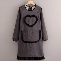 애견미용복 애견미용사 프릴 앞치마 유니폼 긴팔 민소매 수제간식 카페 감성
