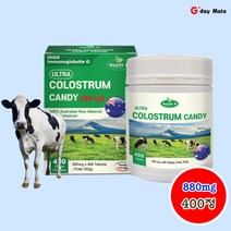 초유 단백질 유산균 효능 호주 청정 울트라 자연 초유캔디 880mg 400정, 3통