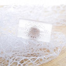 [캔들이케아] 투명 아크릴 원목 비누 스탬프, 직사각 핸드메이드 솝